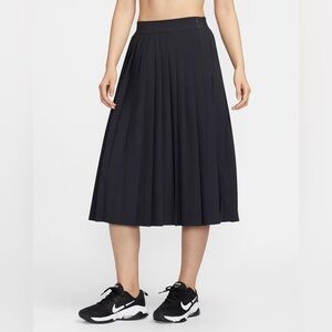 Nike Women's 24.7 PerfectStretch Dri-FIT Pleated Skirt, Color:Black/DkSmoke Grey